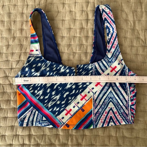 Free People Movement Ashford Lose Control Bra Colorful Sport Top size Small - Picture 8 of 9